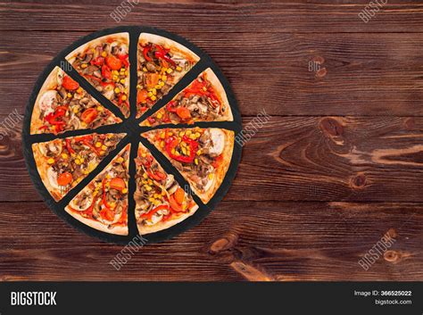 Sliced Pizza Mushrooms Image & Photo (Free Trial) | Bigstock