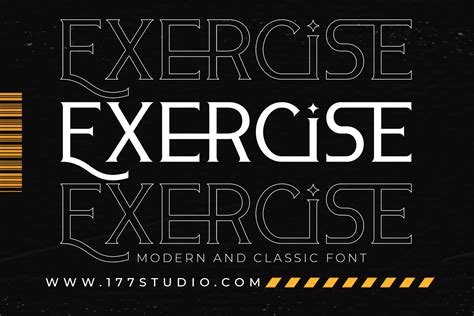 Exercise Font 177 Studio