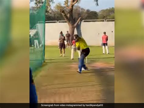 Hardik Pandya Shows Different Side Of His Batting In Training. Watch ...