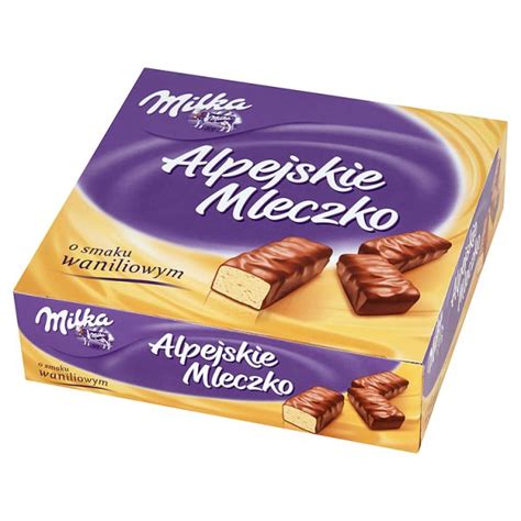 Milka Alpejskie Mleczko Pianka O Smaku Waniliowym G Szt Kg