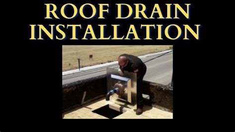 Roof Drain Installation How To Sump The Zurn Z100 Roof Drain Youtube