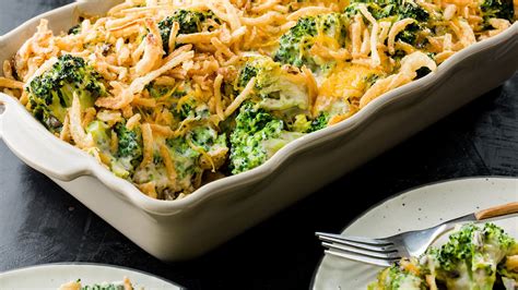 Broccoli Cheese Casserole With Crispy Fried Onions Crispy Fried Onions