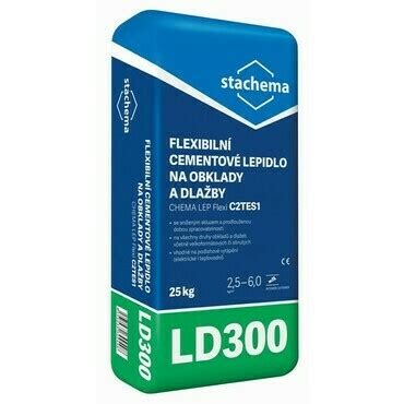 Lepidlo cementové C2TE S1 Stachema LD300 CHEMA LEP Flexi 25 kg