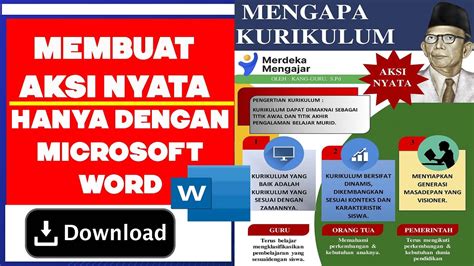 Cara Membuat Aksi Nyata Topik 2 Kurikulum Merdeka Youtube 37962 Hot