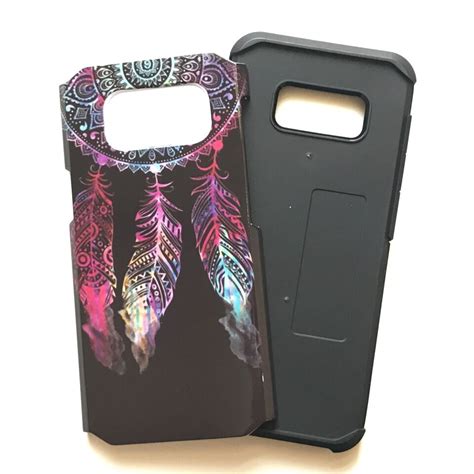 For Samsung Galaxy S Hybrid High Impact Armor Case Watercolor