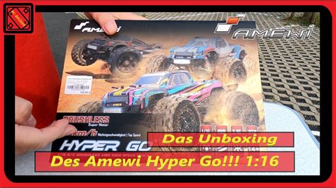 Das Unboxing des Amewi Hyper Go 1 16 RC BRÜDER YouTube