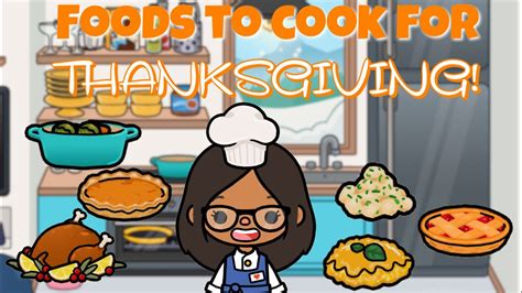 Foods To Cook For Thanksgiving Toca Life World Youtube