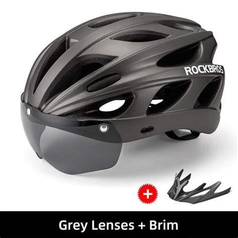 Casque De V Lo Rockbros Eps Ultral Ger Et R Glable Blanc Vtt