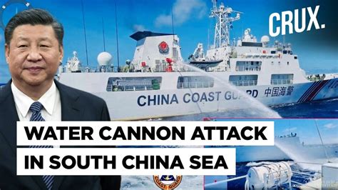 China Turns Water Cannons On Philippines Boats Us Rushes To Slams