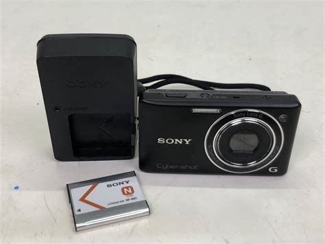 【やや傷や汚れあり】【4081】sony Cyber Shot Dsc W380 デジタルカメラ サイバーショット ブラック ソニー デジカメ