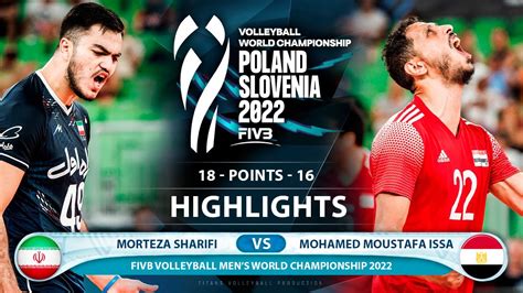 Morteza Sharifi Vs Mohamed Moustafa Issa Iran Vs Egypt Highlights