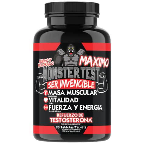 Monster Test Maximo Refuerzo De Testosterona Para Hombres 1 Fred Meyer