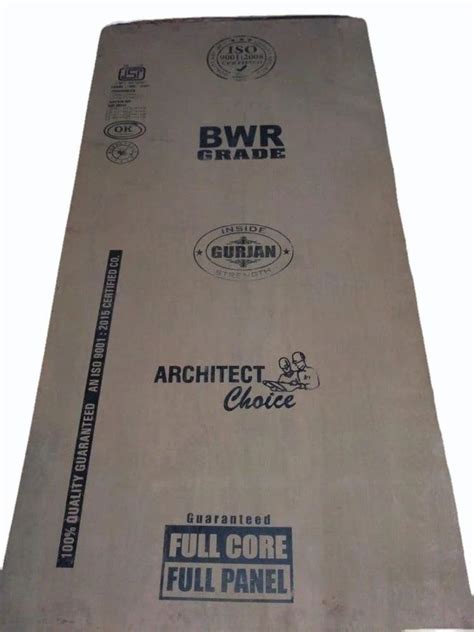 18 Mm Architect Choice BWR Grade Gurjan Plywood For Furniture 9x4