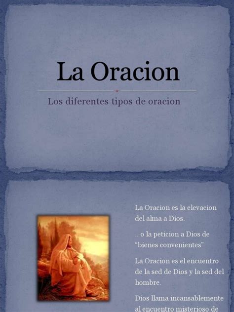 La OraciÓn 37 Diapositivas Pdf Oración Comportamiento Religioso Y Experiencia