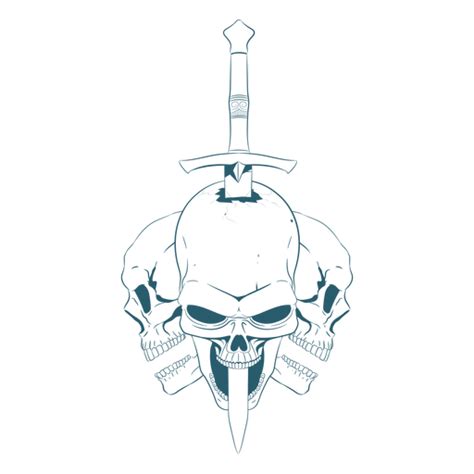 Easy Drawings Of Skulls With Swords