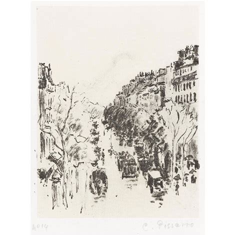 CAMILLE PISSARRO BOULEVARD MONTMARTRE Par Camille Pissarro Sur Artnet