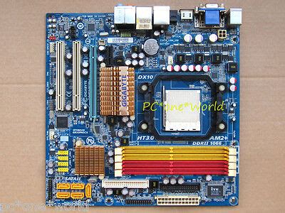 Gigabyte Ga Ma Gm S H V Motherboard Socket Am Am Am Ddr Amd