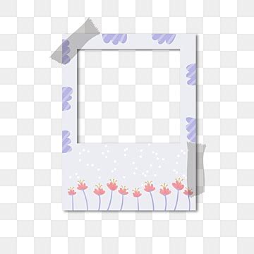 Cute Polaroid Frame Hd Transparent Cute Polaroid Beautiful Flower