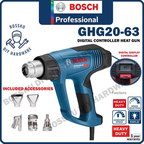 Bosch Ghg Heat Gun Hot Air Gun Blower Digital Display Temperature Controller Months