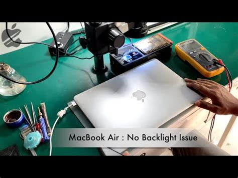 Macbook Air No Backlight Issue YouTube