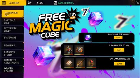 Th Anniversary Free Magic Cube Event Th Anniversary Event Free