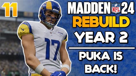 Puka Nacua Is Back In A Big Way For The Rams Madden Franchise