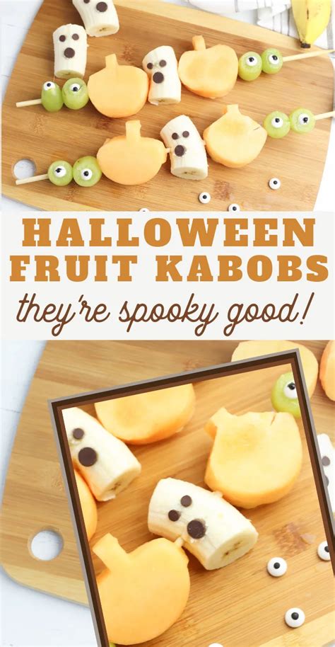 Easy Halloween Fruit Kabobs Recipe