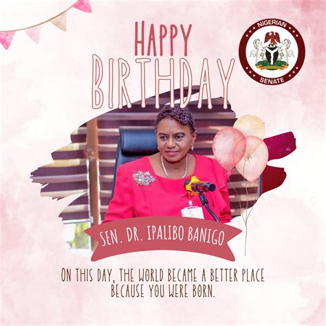 Happy Birthday Her Excellency Ipalibo Harry Banigo