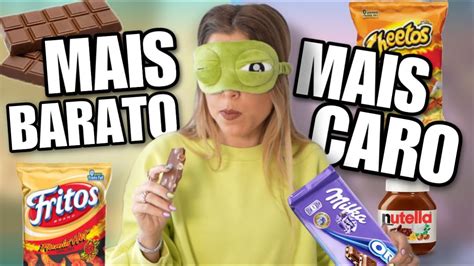 ADIVINHA O PRODUTO MAIS CARO VS O MAIS BARATO YouTube