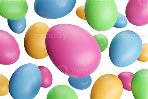 Easter Egg Falling 3d Render Illustration 18243935 Png