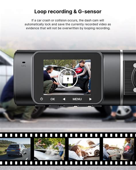 Snapklik Lamtto Dual Dash Cam Front And Inside P Dash Camera