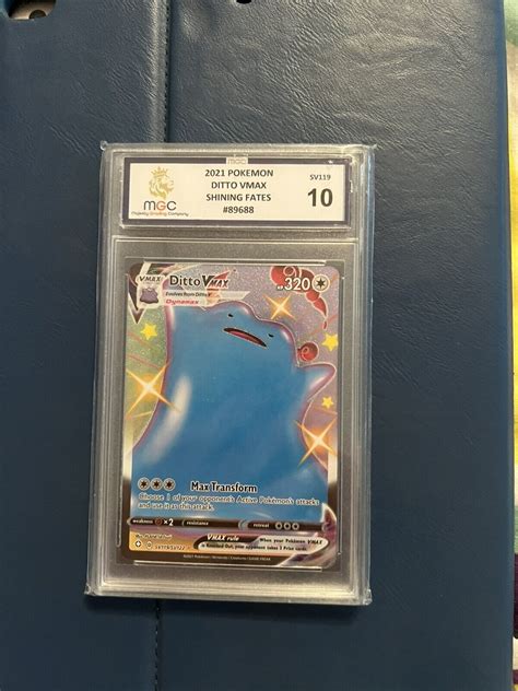 Pokémon TCG Ditto VMAX Shining Fates SV119 SV122 Holo Shiny Holo Rare