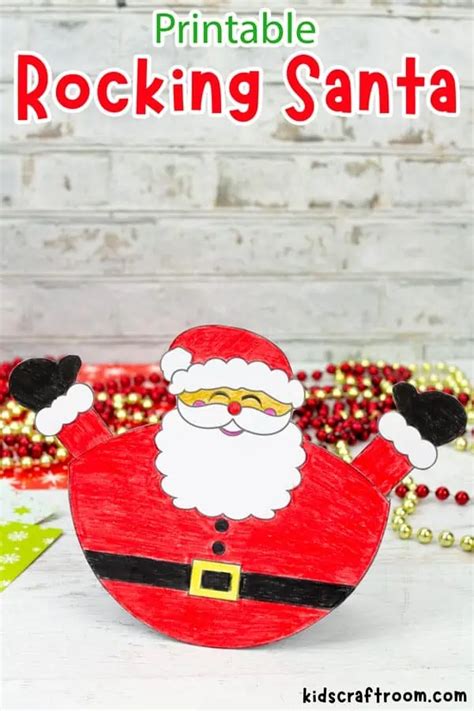 Rocking Santa Craft - Kids Craft Room