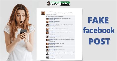 Fake Facebook Post Generator Fakeinfonet