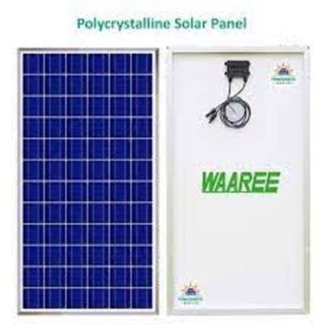 Polycrystalline 330W Waaree Solar Panels 24V At Best Price In Vadodara