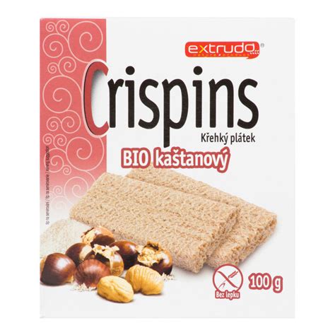 Chestnut Crispbread Gluten Free Organic 100 G EXTRUDO CountryLife Bio