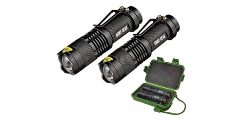 Army Gear Tactical Flashlights (4 Pack)