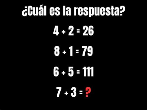 Desafía Tu Habilidad Mental Y Resuelve Este Reto Matemático En Solo 10 Segundos Mexico Depor