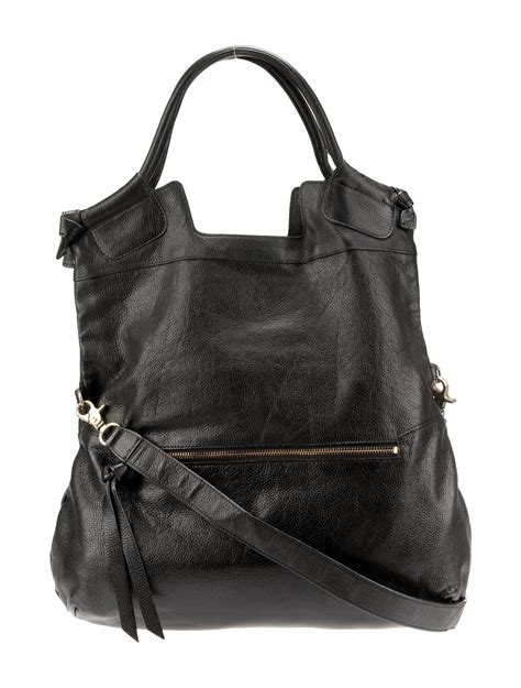Foley Corinna Leather Hobo Bag Black Hobos Handbags Wfo21100