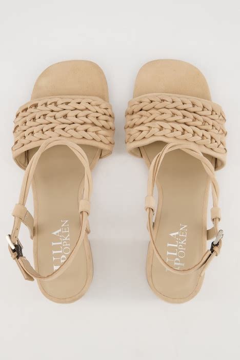 Sandalias De Piel Piel Nubuck Aspecto De Malla Ancho H Sandalias