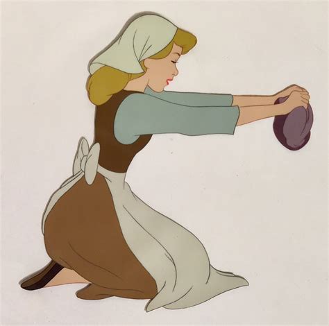 Animation Collection: Original Production Animation Cel of Cinderella from "Cinderella," 1950