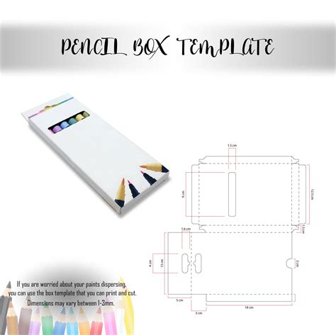 Box Template, Pencil Box Template, Gift Box Svg, Cricut Box Svg ...