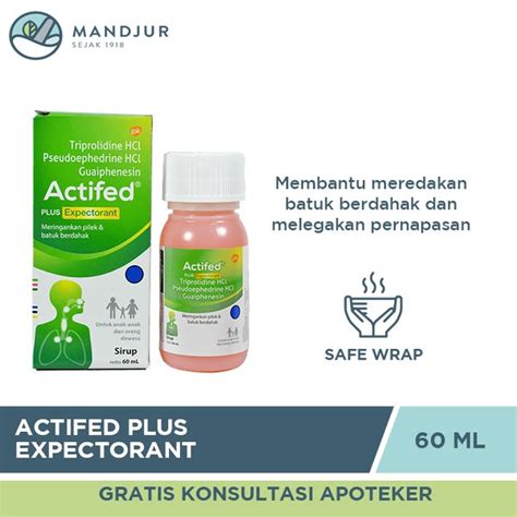 Jual Produk Actifed Plus Expectorant Actifed Hijau Termurah Dan