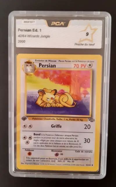 CARTE POKEMON PERSIAN 42 64 Edition 1 Jungle Pca 9 Wizards EUR 43