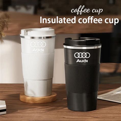 510ml Stainless Steel Smart Coffee Tumbler Thermos Cup Portable Travel