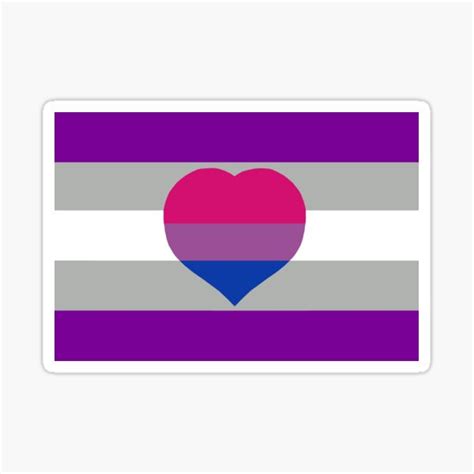 Biromantic Graysexual Flag Sticker For Sale By Sanguinedesigns