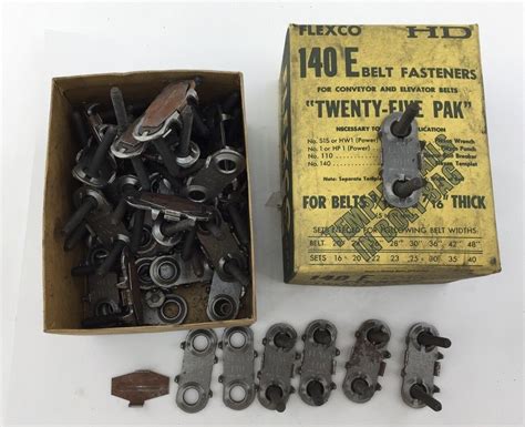 Flexco E Steel Belt Fasteners Box Of Missing Pieces Ebay