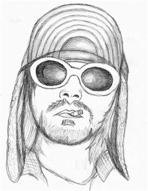 Kurt Cobain Drawing Pic Drawing Skill 24198 Hot Sex Picture