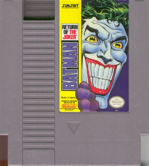 Batman Return Of The Joker Nes Box Cover Art Mobygames