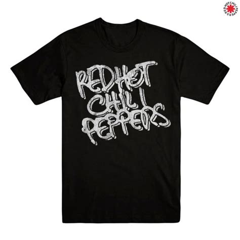 Red Hot Chili Peppers Black White Logo T T T